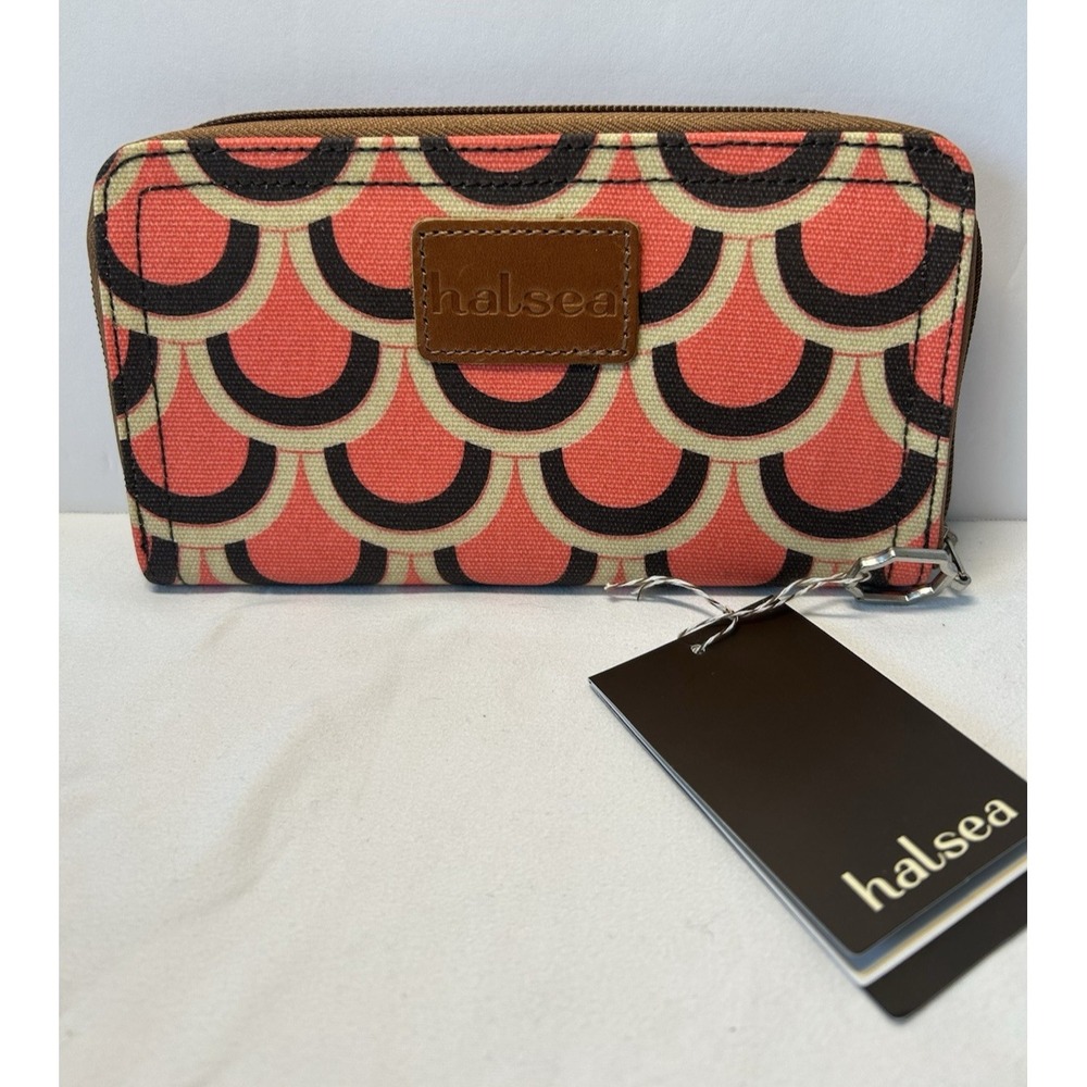 NEW HALSEA BRAND WALLET PATTERN IS  KONA KOI COLOR   CORAL  W5